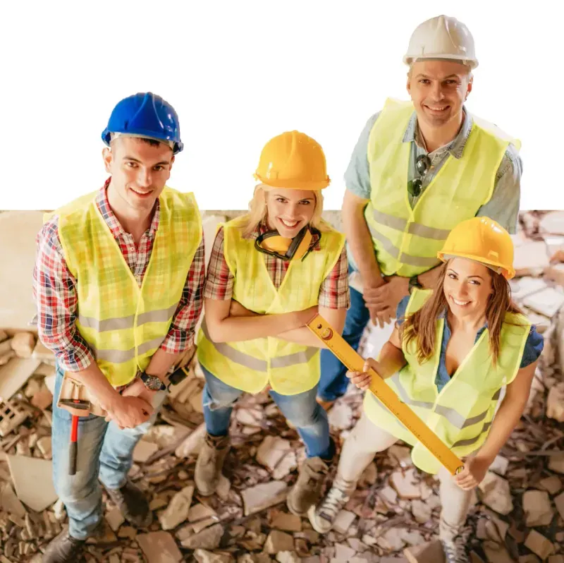 Deistic Developers construction team at work